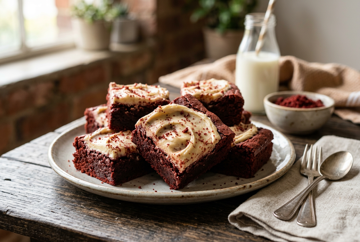 Red Velvet Brownies Red Velvet Brownies