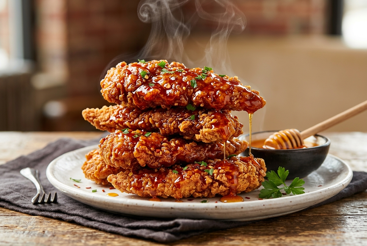 honey hot chicken tenders